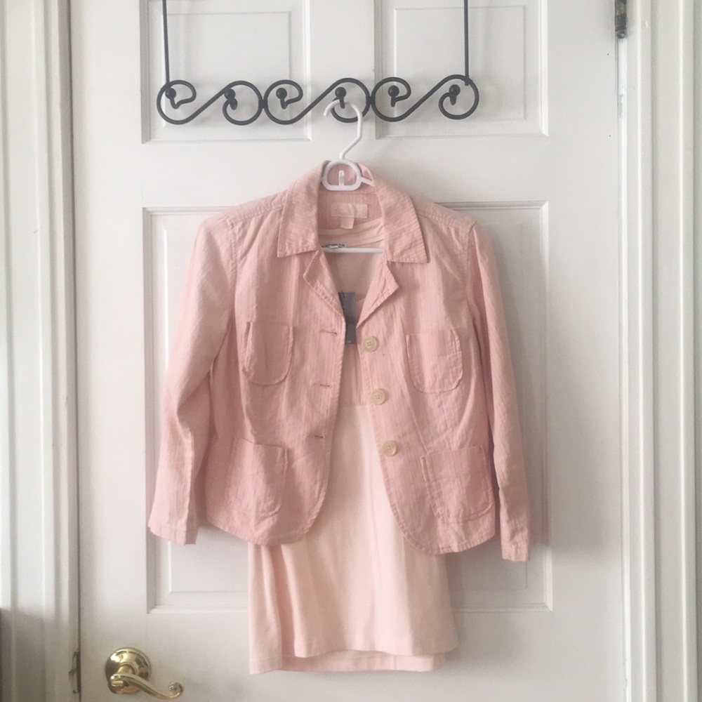 Lucky pink blazer w/ Express pink shirt